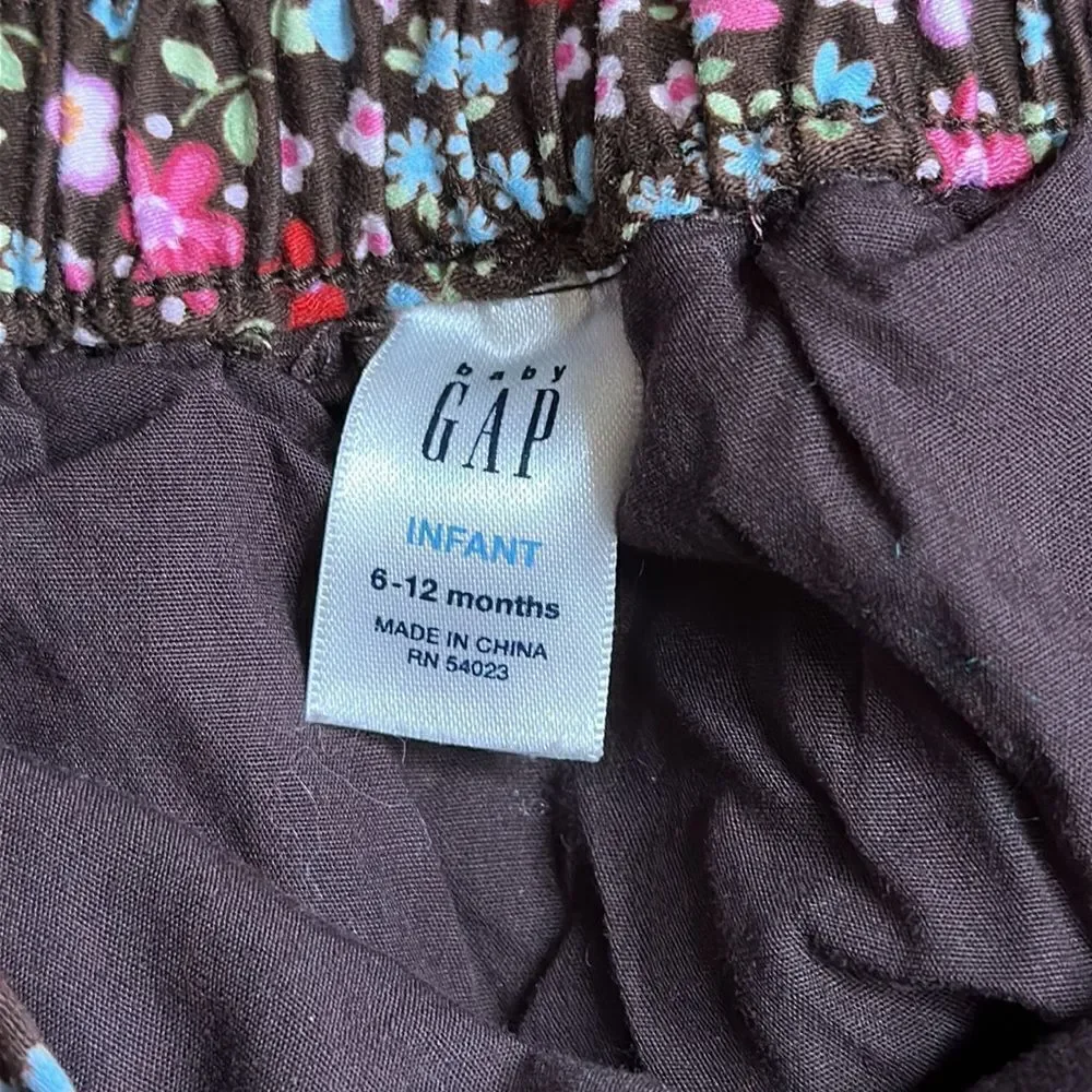 Gap skirt size 6 to 12 months floral skirt cotton bloomers winter spring boho